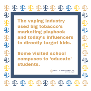 vaping targeted teens